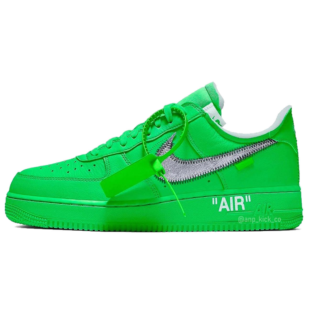 Off White Nike Air Force 1 Low Light Green (1) - newkick.vip